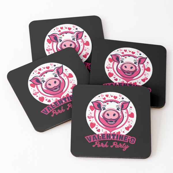 Item preview, Valentine’s Pork Party designed and sold by SpacePigsZone.