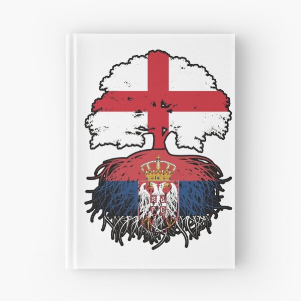 Item preview, Serbia Serbian English England Tree Roots Flag designed and sold by FlagX.