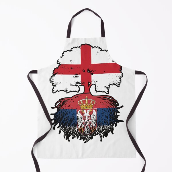 Item preview, Serbia Serbian English England Tree Roots Flag designed and sold by FlagX.
