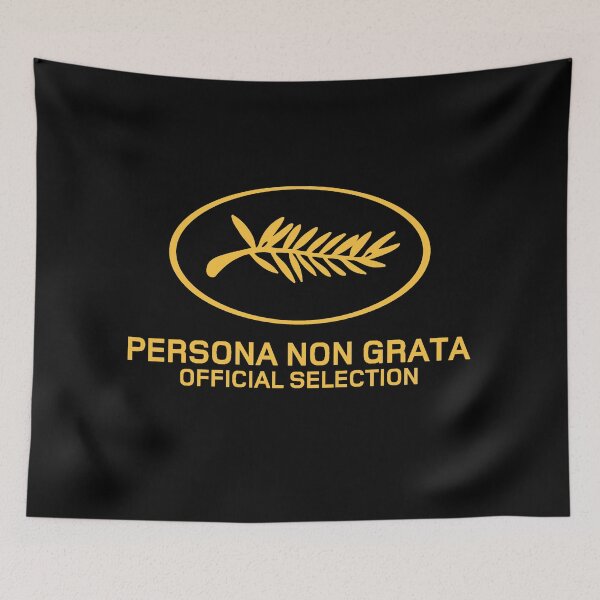 Item preview, cannes -  persona non grata designed and sold by BEGROTESQUE.