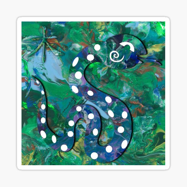 Item preview, Chinese Year of the Wood Snake 2025 designed and sold by ninesteps.