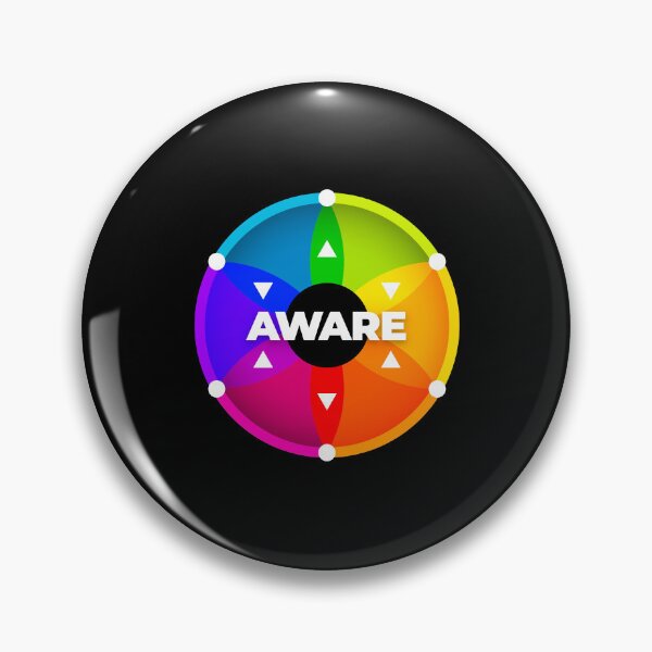 Item preview, Colourful Awareness Compass | Core Experience Symbol | FIT ⚫️ Black designed and sold by Re.SOURCE.