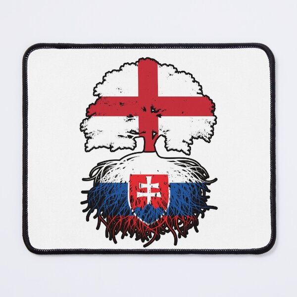Item preview, Slovakia Slovakian English England Tree Roots Flag designed and sold by FlagX.