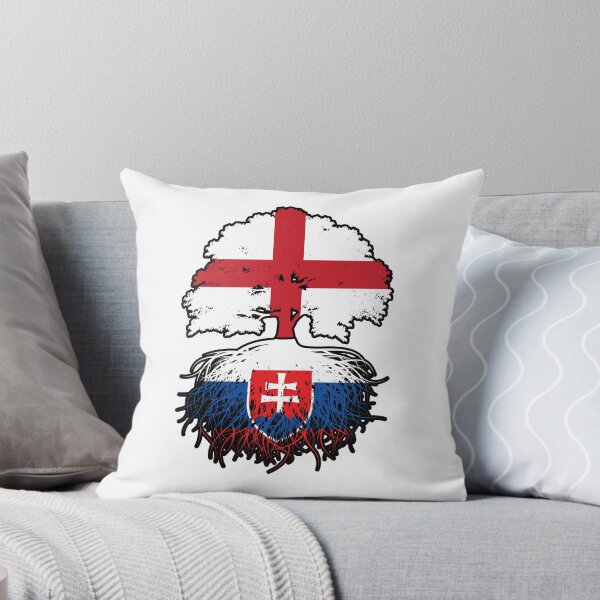 Item preview, Slovakia Slovakian English England Tree Roots Flag designed and sold by FlagX.
