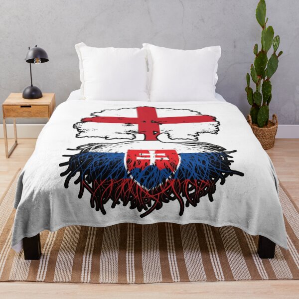 Item preview, Slovakia Slovakian English England Tree Roots Flag designed and sold by FlagX.