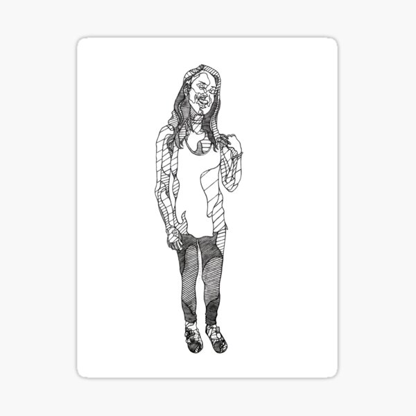 Laughing Sticker For Sale By Samihartman Redbubble