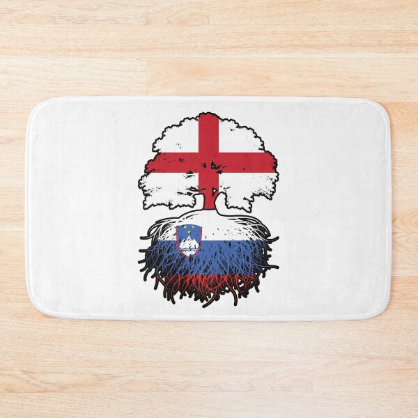 Item preview, Slovenia Slovenian English England Tree Roots Flag designed and sold by FlagX.