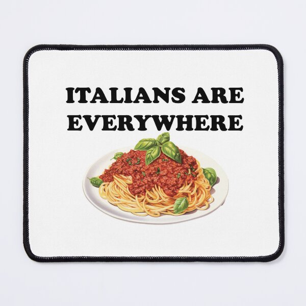 Item preview, Italian are Everywhere (light background design) designed and sold by Goth-It-Covered.