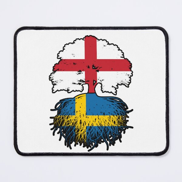 Item preview, Sweden Swedish English England Tree Roots Flag designed and sold by FlagX.