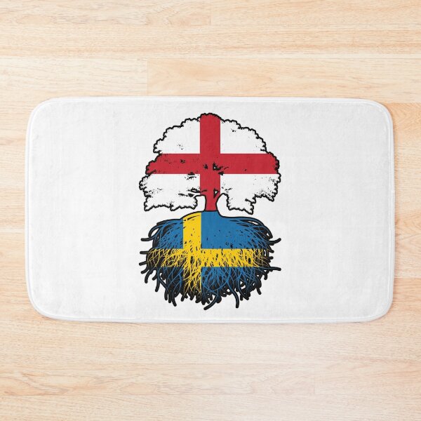 Item preview, Sweden Swedish English England Tree Roots Flag designed and sold by FlagX.
