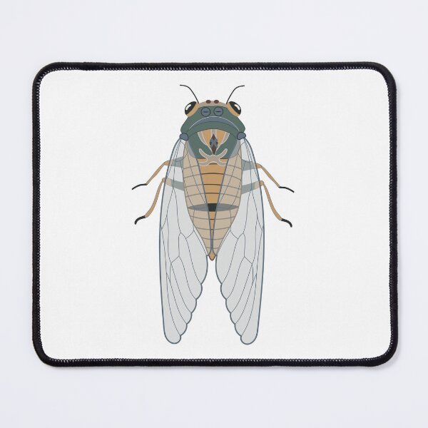 Item preview, Yellow Cicada Insect Bug designed and sold by Green Acre Designs.