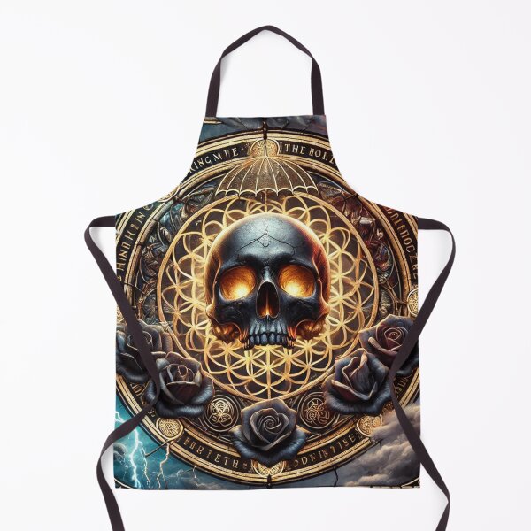 Item preview, Bring Me The Horizon Inspired Gothic Skull Design – Floral & Symbolic Art designed and sold by Vikingaquarist.