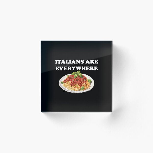 Artikelvorschau, Italiener sind überall (dunkles Hintergrunddesign) entworfen und verkauft von Goth-It-Covered.