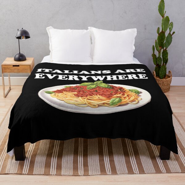 Item preview, Italian are Everywhere (dark background design) designed and sold by Goth-It-Covered.