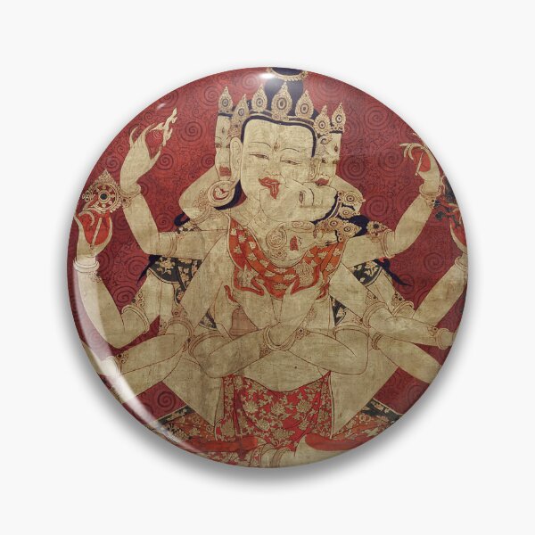 Item preview, Thangka 216 Guhyasamaja Buddhist Deity Akshobhyavajra 1600s designed and sold by GuyBlank.