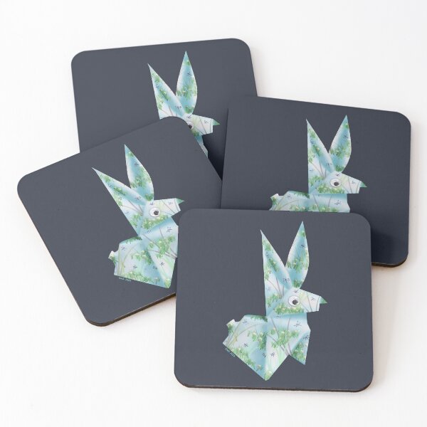Item preview, Googly-Eyed Origami Bunny - Blue designed and sold by TimeLady's Closet.