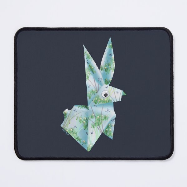 Item preview, Googly-Eyed Origami Bunny - Blue designed and sold by TimeLady's Closet.