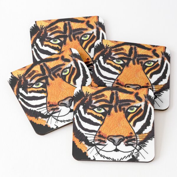 Item preview, Tiger - gazing designed and sold by Shirley cute art .