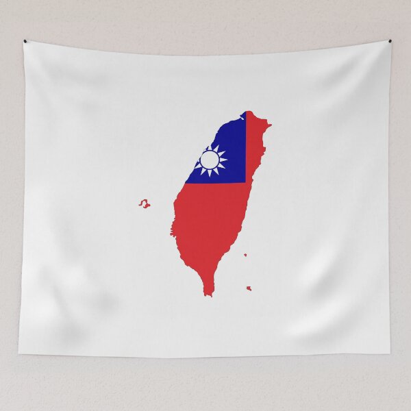 Item preview, taiwan flag map designed and sold by tony4urban.