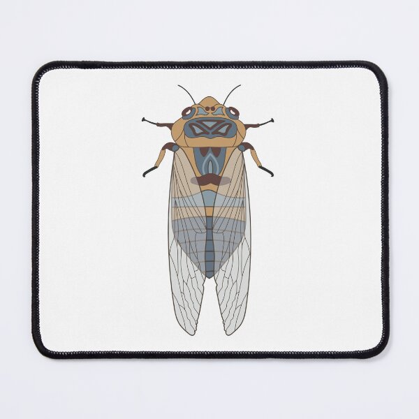 Item preview, Yellow and Grey Cicada Insect Bug designed and sold by Green Acre Designs.
