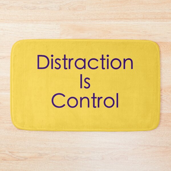 Item preview, Distraction is control (the narrative) designed and sold by Quahx.