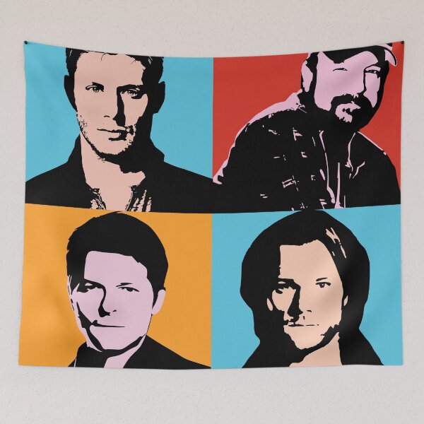 Item preview, Supernatural Team Free Will Pop Art designed and sold by humnoo.