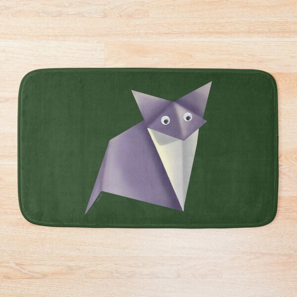 Item preview, Googly-Eyed Origami Fox - Gray designed and sold by TimeLady's Closet.