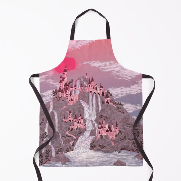 Item preview, Sunset Castle Fairytale designed and sold by ECMazur Art.