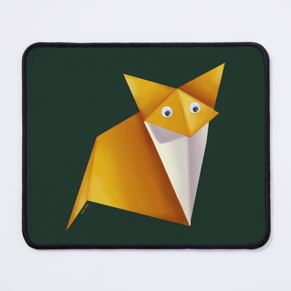 Item preview, Googly-Eyed Origami Fox - Orange designed and sold by TimeLady's Closet.