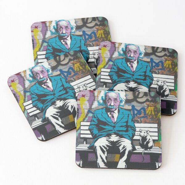 Item preview, Banksy einstein street art vintage designed and sold by martin max.