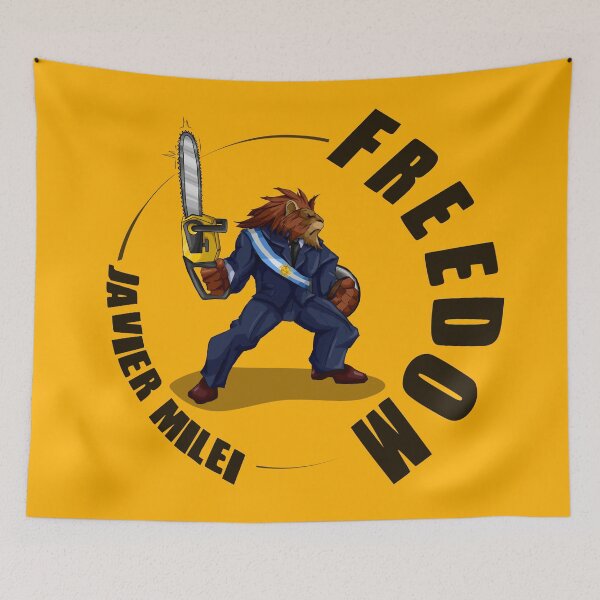 Item preview, Javier milei: Representing the LION OF FREEDOM designed and sold by MechanicalART.
