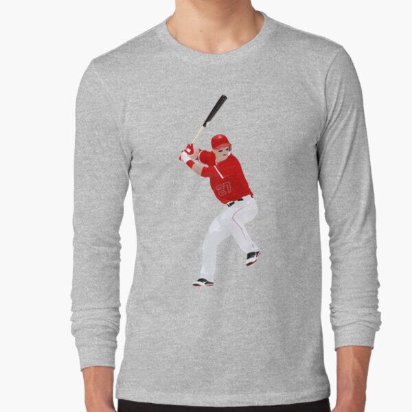 Shohei Ohtani and Mike Trout Mirror GOATs - Mlb - Long Sleeve T-Shirt