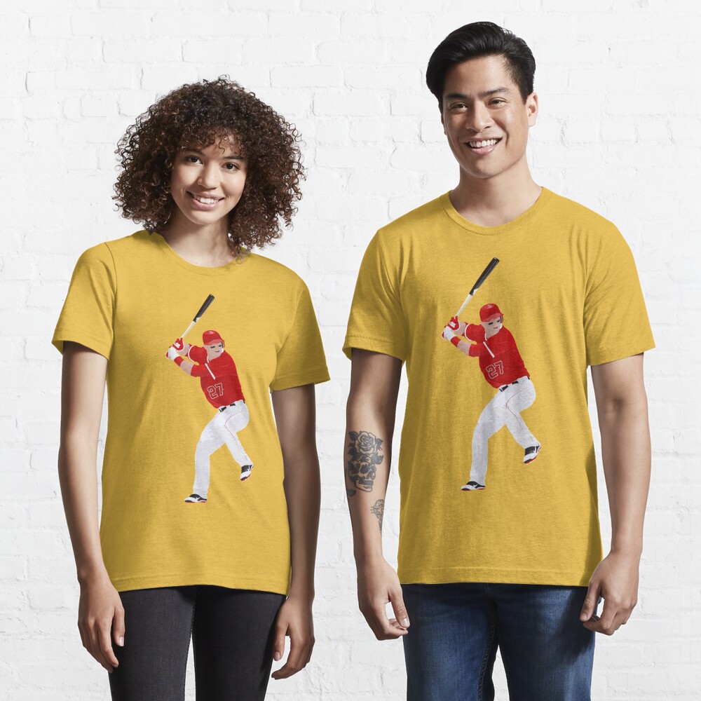 Mike Trout Baseball Batting Stance Kids T-Shirt for Sale by KirbyW