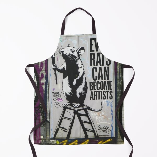 Item preview, Banksy rat rain street art vintage colorfull designed and sold by martin max.