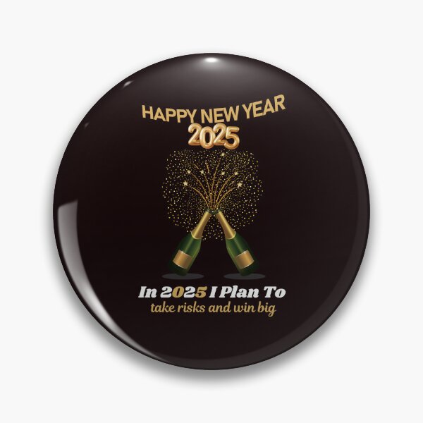 Item preview, Happy New Year 2025! Resolution: In 2025 I Plan To: take risks and win big... designed and sold by lovelyq1.