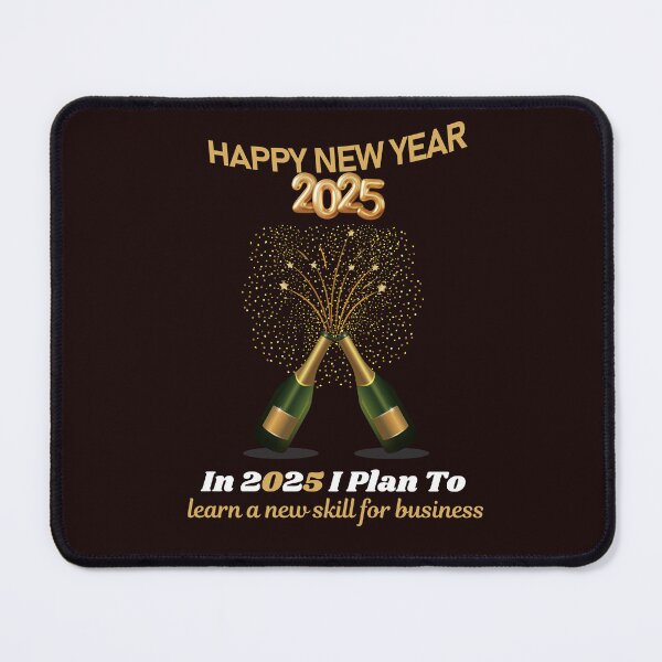 Item preview, Happy New Year 2025! Resolution: In 2025 I Plan To: learn a new skill for business... designed and sold by lovelyq1.