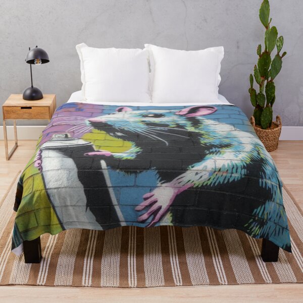 Item preview, Banksy rat street art colorfull designed and sold by martin max.