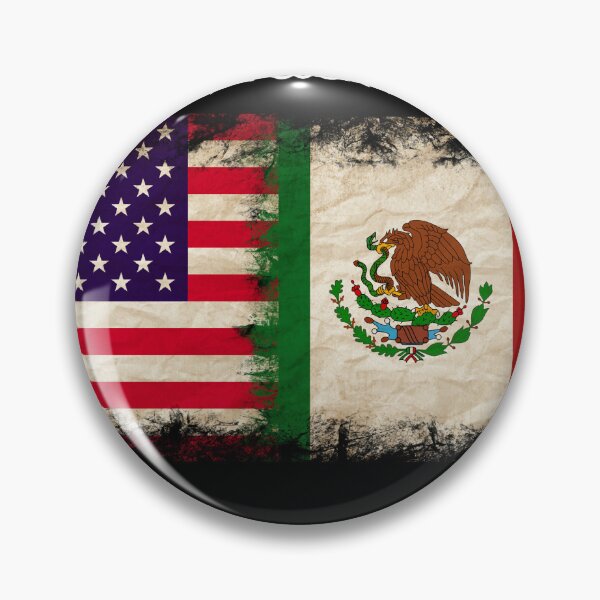 Item preview, US Flag and Mexican Flag Pride Wear Design designed and sold by LovelyHappyGift.