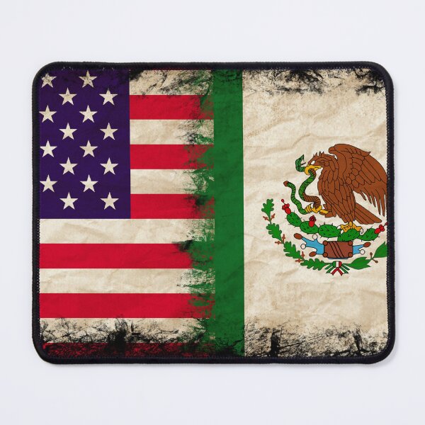 Item preview, US Flag and Mexican Flag Pride Wear Design designed and sold by LovelyHappyGift.