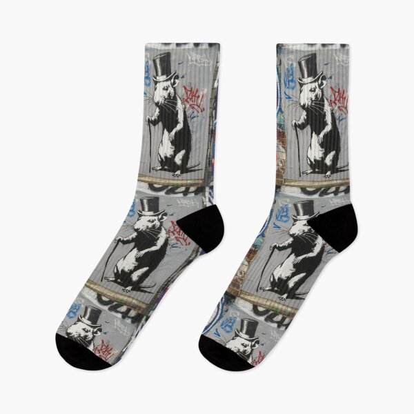 Item preview, Banksy rat street art colorfull designed and sold by martin max.
