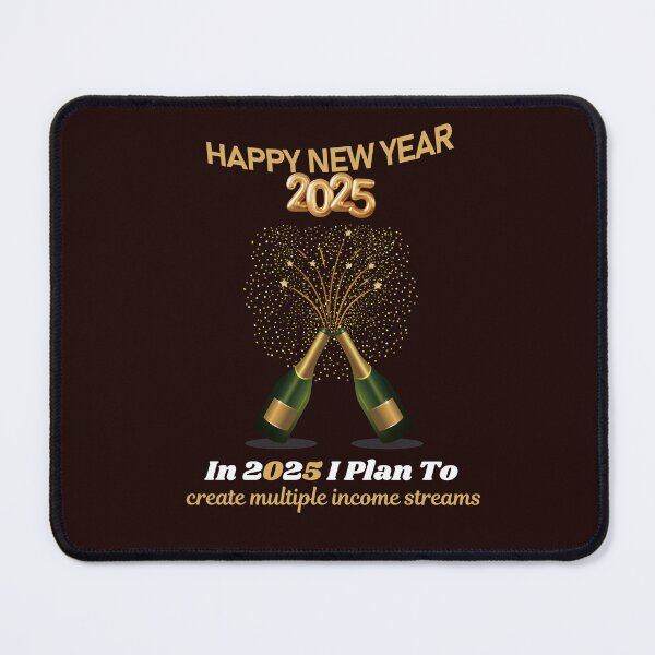 Item preview, Happy New Year 2025! Resolution: In 2025 I Plan To: create multiple income streams... designed and sold by lovelyq1.