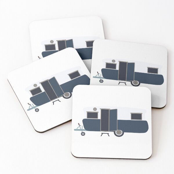 Item preview, Blue Caravan Holiday Camping Home designed and sold by Green Acre Designs.