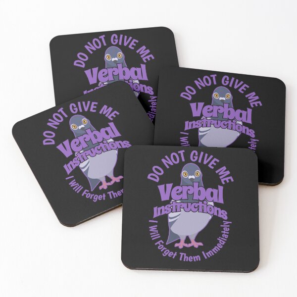 Item preview, Verbal Instructions ADHD Autism Pigeon designed and sold by Clara Hollins.