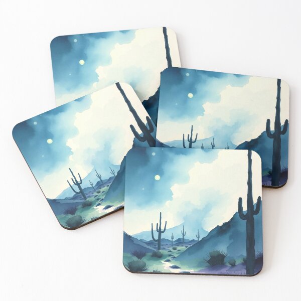 Item preview, Moonlit Desert Twilight Path designed and sold by ChrisButler.