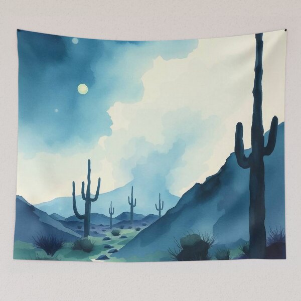 Item preview, Moonlit Desert Twilight Path designed and sold by ChrisButler.