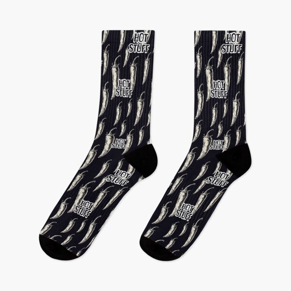 Item preview, Hot stuff, black pattern designed and sold by nimbusdesignart.