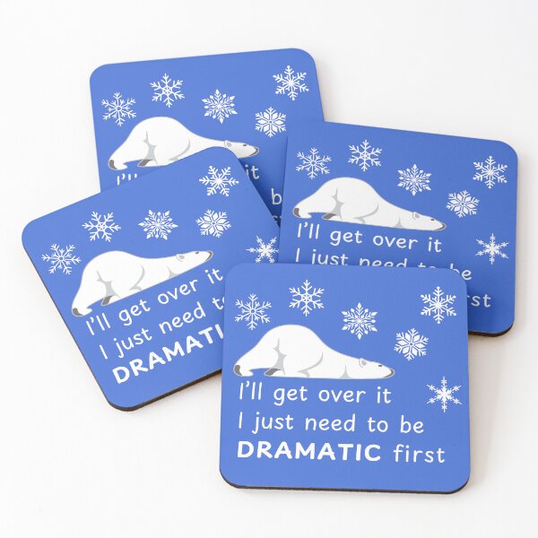 Item preview, Lispe I Just Need to be Dramatic Polar Bear Snowflake  designed and sold by Lispe-Designs.