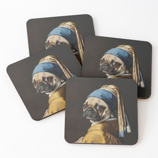Item preview, Earring Enigma: The Pug Edition designed and sold by Stillness store.
