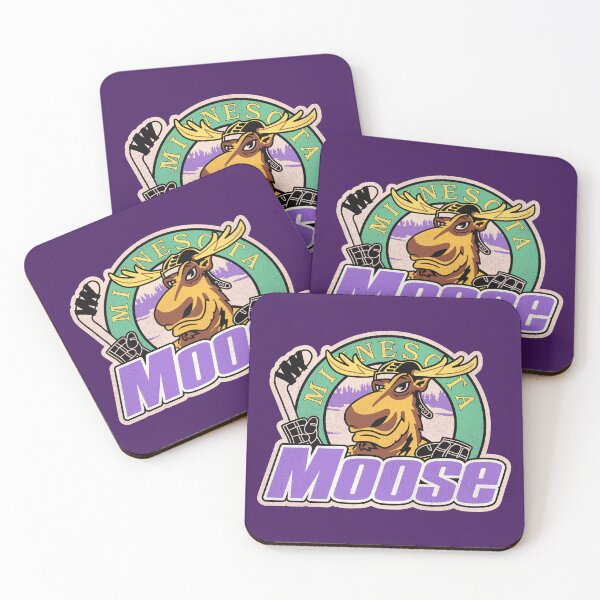 Item preview, Minnesota Moose Retro Ice Hockey designed and sold by darklordpug.
