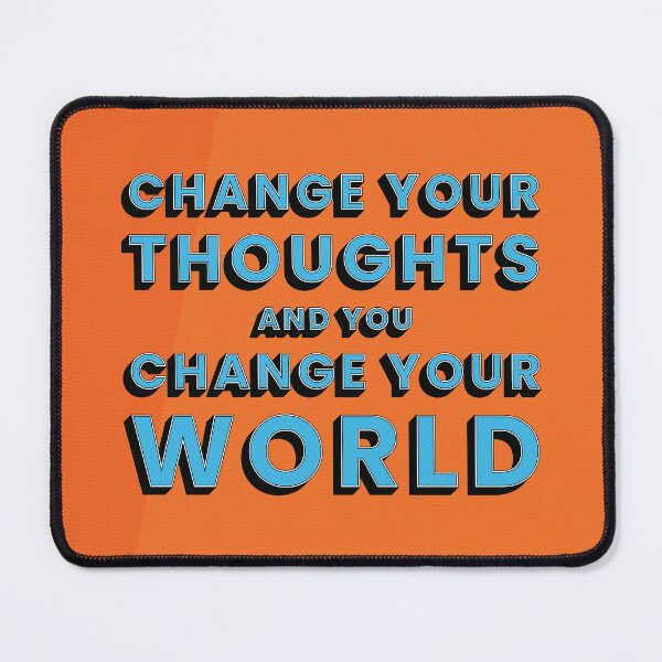 Item preview, Change Your Thoughts Motivational Typography Pop Art designed and sold by kakarikihill.